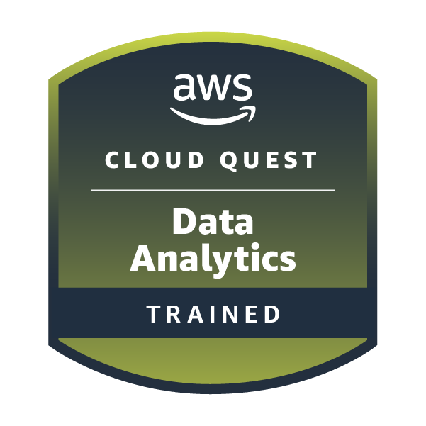 AWS Cloud Quest Data Analytics badge